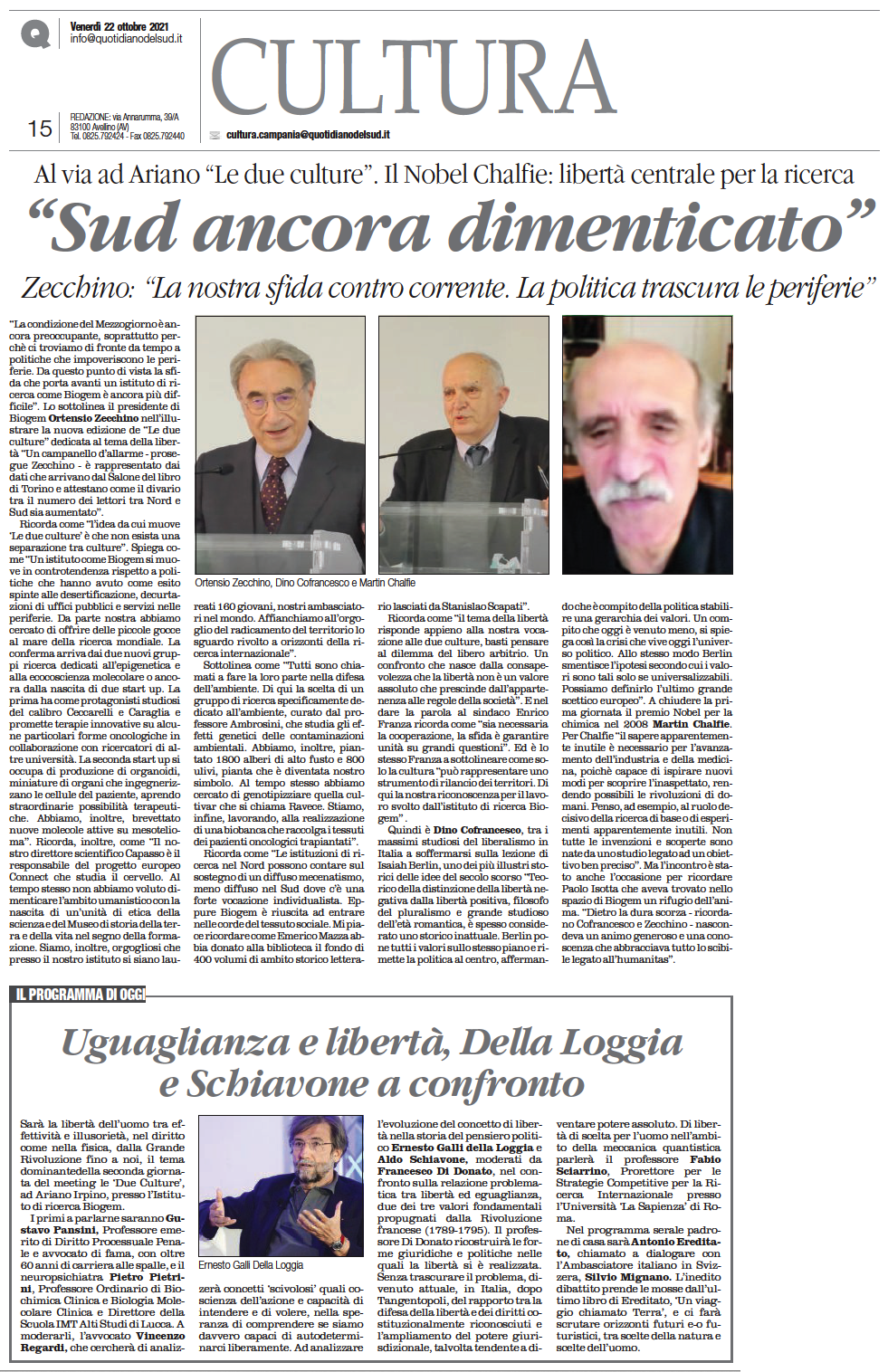 Sud ancora dimenticato